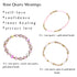 Rose Quartz, Evil Eye Bracelet Set